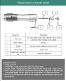 ED electromagnetic gainswave and smartwave head and handpiece for pain relief and weight loss for sale