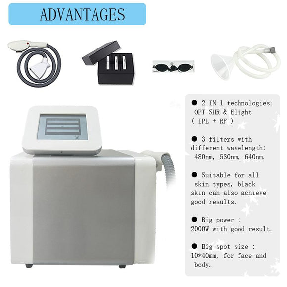 Ipl Shr Opt Perfree Hair Removal Machine Skin Care Intense Pulse Light Trentment Depilation Equipment