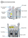 4 in 1 IPL/OPT/SHR/E-Lihght Laser machine 1064 Tattoo Removing&Hair Removal 360 Magneto