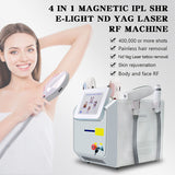 4 in 1 IPL/OPT/SHR/E-Lihght Laser machine 1064 Tattoo Removing&Hair Removal 360 Magneto