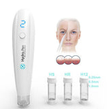 2021 Wireless Hydrapen H2 Derma Stamp Skin care Automatic Serum Applicator Hydra Pen Microneedling Derma Pen with 2pcs needle cartridge