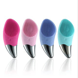 Mini Home Use Electric Deep Cleansing Facial Brush USB Rechargeable Handhelds Sonic Silicone Face for sale