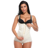 Women Body Shaper Seamless Tummy Control Full Shapewear Open Zipper Bust Slimmer Belly Bodysuit Slim Waist Trainer Corset Girdle