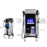 Hydrafacial Machine Facial Dermabrasion Skin Cleansing Hydrofacial Face Treatment Ultrasound RF Hydra Microdermabrasion Oxygen Gun