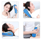 Neck Massager Cervical Massager Waist Shoulder Back Electric Multifunction Massage Pillow Household Full Body Massage Cushion ce