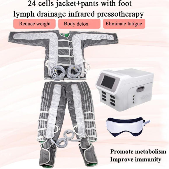 Pressotherapy lymphatic drainage machine infrared slim blanket slimming machines 5 working modes