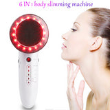 New 6 In1 EMS Ultrasonic Slimming LED Facial Care Body Slimming Infrared Weight Reduce Therapy Facial Care