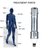 Portable ESWT Shockwave Therapy Machine with 7 Heads Multifunctional Pain Relief Massager for ED Treatment Household