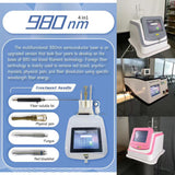 QTS Multifunctional 980nm Diode Laser 30w 60w 980 Portable Vascular Removal Nail Fungus Treatment