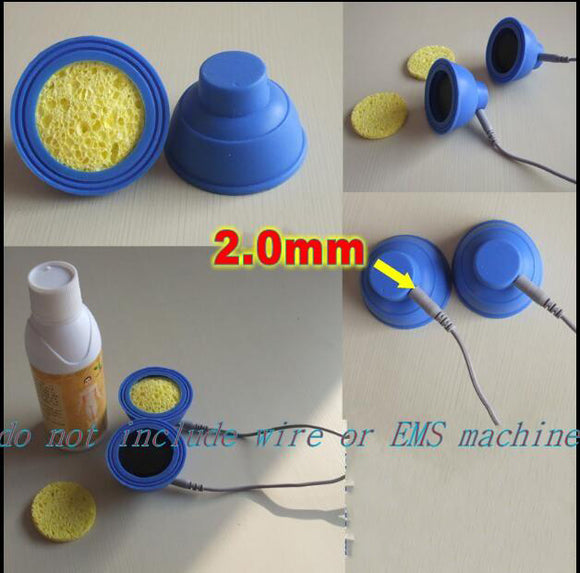 Tens/EMS electrodes. rubber silicone diaphragm medical silicon sponge electrode pad