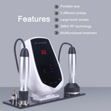 RF skin tightening machine portable 3 in 1 body slimming fat removal msaaage machine face lifting eyes wrinkle removal DHL ce