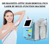 4 In 1 Ipl Shr Laser Nd Yag Permanent Hair Removal Machine/shr Ipl Hair Reduction+q Switch Laser Tattoo Removal