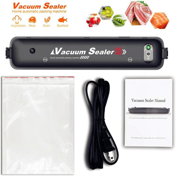 Vacuum Food Sealing Machine Safety meat Sealer with Bags Starter Kit,Dry and Moist Modes for Keep fruit fresh