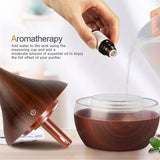 KBAYBO 300ml USB Electric Aroma air diffuser wood Ultrasonic humidifier Essential oil Aromatherapy cool mist maker for home ce