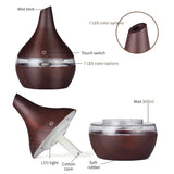 KBAYBO 300ml USB Electric Aroma air diffuser wood Ultrasonic humidifier Essential oil Aromatherapy cool mist maker for home ce