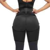 Women Neoprene High Waist Trainer Body Shaper Sweat Shapewear Adjustable Slim Belt Trimmer Leg Shapers and Thigh