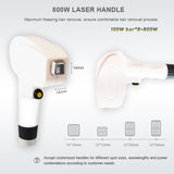 808nm Diode Soprano Laser 810nm Hair Removal Suitable for All Hairs Women and Men Using Machine