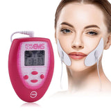 Slimming Face Facial Pulse Massager Device Jaw Exerciser Tens EMS Facial Body Muscle Stimulator Electrotherapy Face Cheek Stiker ce