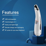 2021 USB 2 in 1 ultrasound eye rf beauty machine for face lifting eyes bag removal home use