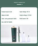 Oxygen Injector Home Massager Handheld LCD Screen Rechargeable Nano Water Replenishment Meter High Pressure