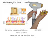 3 Wavelength Portable 808nm Diode Laser Beauty Machine for Hair Removal with 20 Millions Shots ce