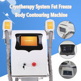 Versatile 2 Handles Fat Freezing Body Sculpting Shaping Slimming Machine Lipolysis Treatment Fat Removal Spa Salon Use