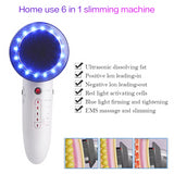 New 6 In1 EMS Ultrasonic Slimming LED Facial Care Body Slimming Infrared Weight Reduce Therapy Facial Care