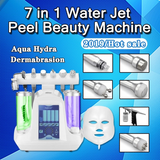 6 In 1 Hydra Dermabrasion Aqua Clean Skin Care BIO Light RF Vacuum Face Cleaning Hydro Water Oxygen Jet Peel Machine#001