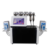 2021 slimming 6 in 1 40K ultrasonic cavitation machine multipolar RF vacuum 8 pads lipolaser BIO microcurrent beauty