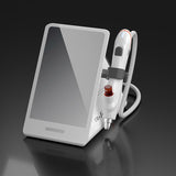 Non-invasive meso therapy beauty machine improve facial skin firming shrink pores care device with mirror for home use