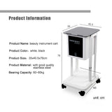 High Quality Trolley Beauty Machine Tray Holder Roller Wheel Car Stand for Salon Spa Use Equipment