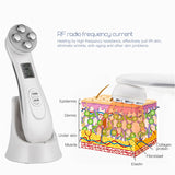 Newest Pattern 6 Colors LED RF EMS Radio Frequency Tightening Skin Care Beauty Device for Face Lifting Tighten Anti Wrinkle