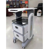 Aluminum Alloy Cart Support, ABS Double Drawer, Beauty Machine, Spa Mounted Cart