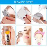 LED Cold Hammer Ultrasonic Cryotherapy Lifting Photon Vibration Massager Facial Shrink Ultrasound Pore Skin Care for Salon