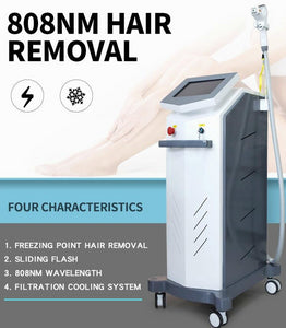 808 Nm Laser Hair Removal Machines Treatment Diode Laser 808 Soprano Ice Laser Dark Skin Hair Removal