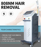 808 Nm Laser Hair Removal Machines Treatment Diode Laser 808 Soprano Ice Laser Dark Skin Hair Removal