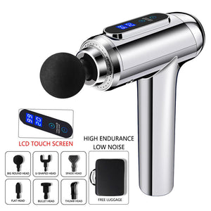 Electric Body Head Massager Muscle Massage Physiotherapy Gun Massager for Neck and Back Relaxer Gun