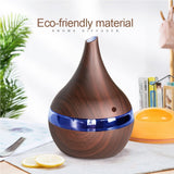 KBAYBO 300ml USB Electric Aroma air diffuser wood Ultrasonic humidifier Essential oil Aromatherapy cool mist maker for home ce