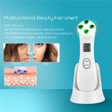 Newest Pattern 6 Colors LED RF EMS Radio Frequency Tightening Skin Care Beauty Device for Face Lifting Tighten Anti Wrinkle