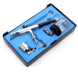 Model 134 Airbrush Set Double-action Trigger Air-paint Control With 7cc&22cc Side Cup 0.3mm Tip Side Feed