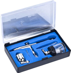 Model 134 Airbrush Set Double-action Trigger Air-paint Control With 7cc&22cc Side Cup 0.3mm Tip Side Feed