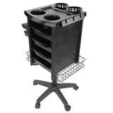 Stable Beauty Salon Trolley Multi-Layer Movable Hairdressing Cart Tool Holders Stand Hairdresser Supplies for Salon Barber Shop