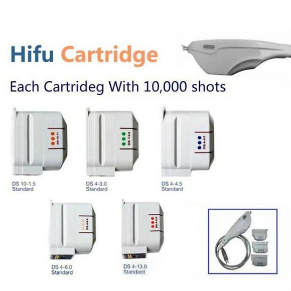 2021 HIFU Cartridges Exchangeable HIFU Facial Body Cartridge Transducer for HIFU Ultrasound Face Machine