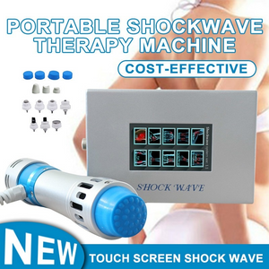 Brand Newest Shock Wave Therapy Equipment Shockwave Machine Touch Screen Shock Wave Therapy Massage Gun Health Care Device for Pain Relief #0221