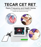 Portable 2 in 1 Deep RF Radio frequency physiotherapy Tecar therapy equipment pain relief RET CET RF therapies Slimming Machine