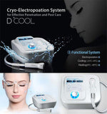 2021 High Quality Sliming Dcool Portable Cool EMS For Skin Tightening Anti Puffiness Facial Electroporation Machine