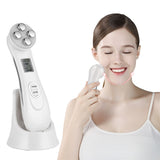 Newest Pattern 6 Colors LED RF EMS Radio Frequency Tightening Skin Care Beauty Device for Face Lifting Tighten Anti Wrinkle