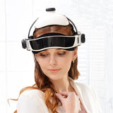 Electric Heating Neck Head Massage Helmet Air Pressure Vibration Therapy Massager Music Muscle Stimulator Health Care