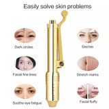 24K Gold Hyaluron Pen for Anti Wrinkle Lip Lifting Atomizer Skin Rejuvenation Mesotherapy Hyaluron Gun Lip Injection with Adater