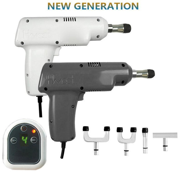 4 Heads Adjustable Chiropractic Adjusting Instrument Intensity Body Therapy Electric Correction Gun Activator Cervical Massager